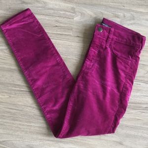 J. Crew Velvet Jeans